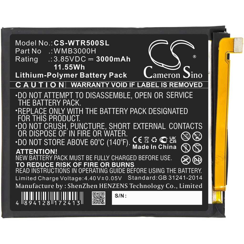 Batteria del telefono cellulare Walton CS-WTR500SL