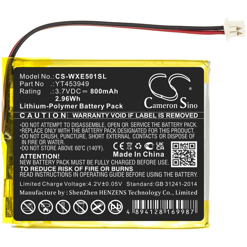 Ebook, batteria eReader Wexler CS-WXE501SL