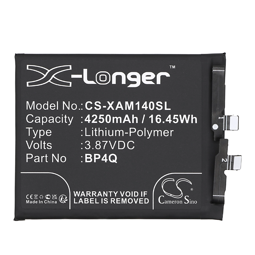 Compatible battery replacement for Xiaomi BP4Q