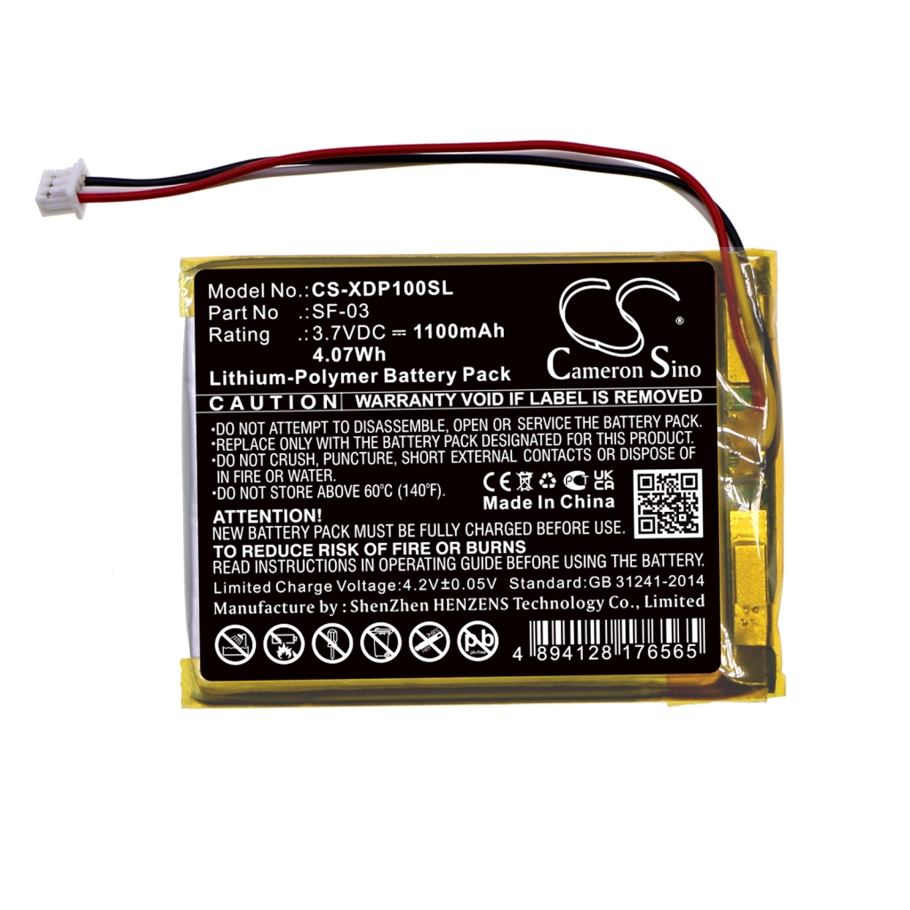Batteria digitale DAB Sony CS-XDP100SL