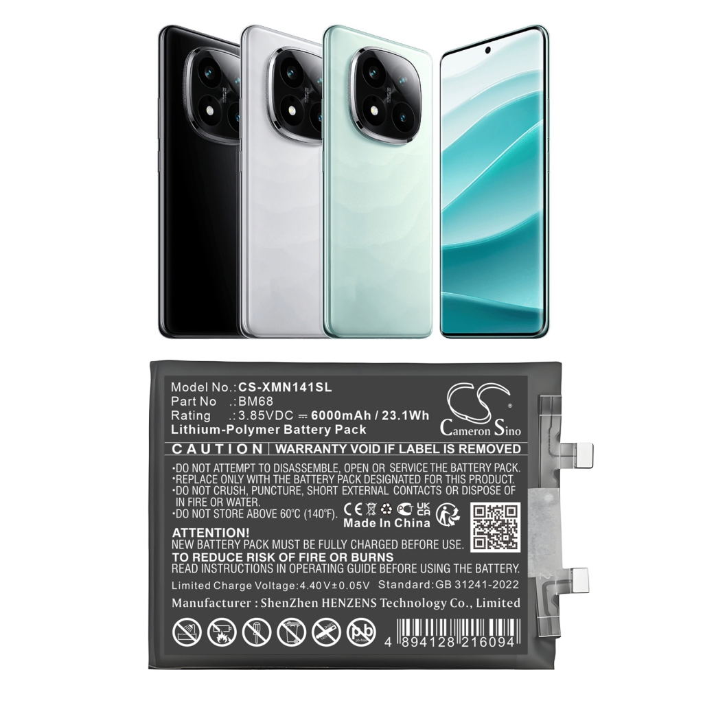 Batteria del telefono cellulare Redni CS-XMN141SL