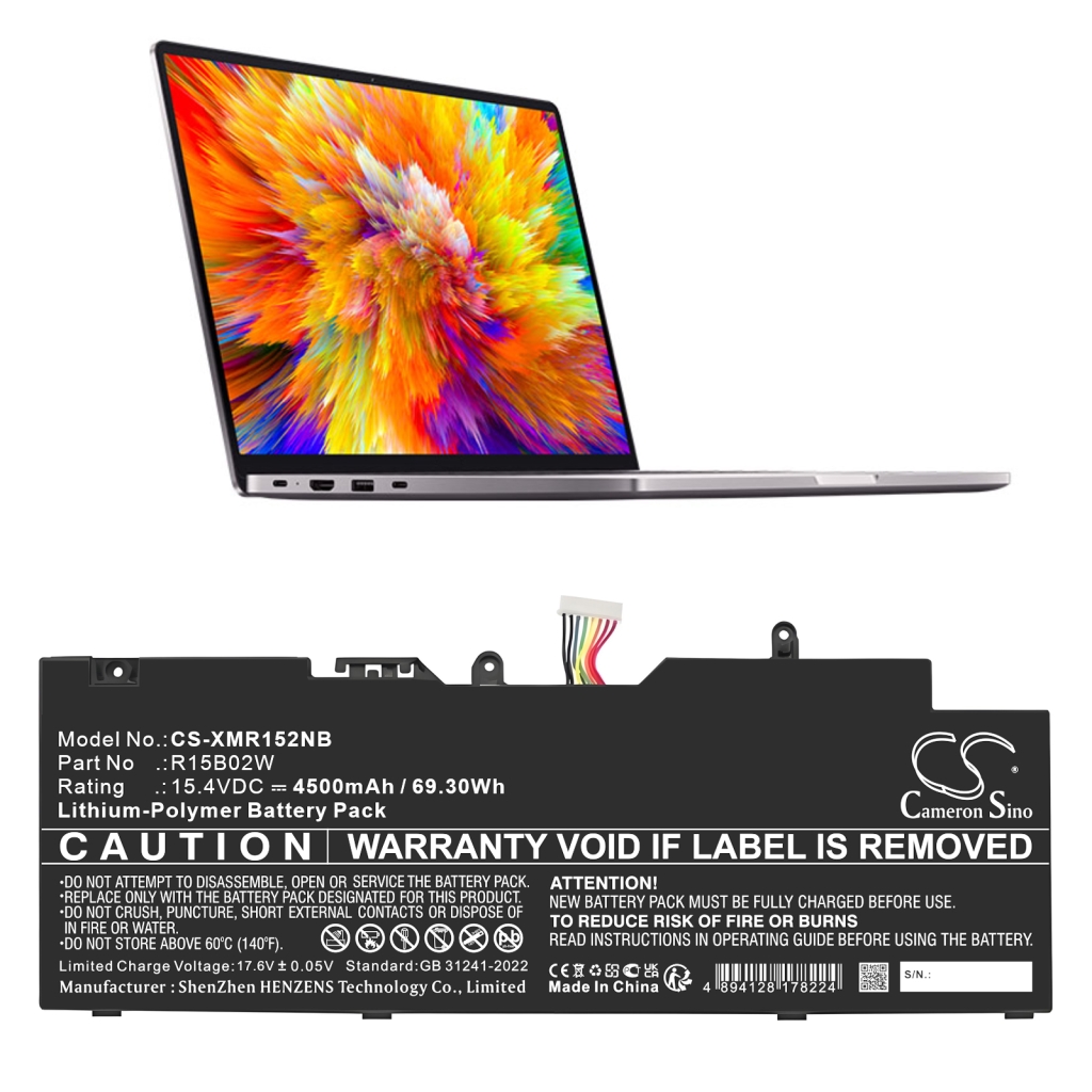 Batterie Batteria notebook CS-XMR152NB