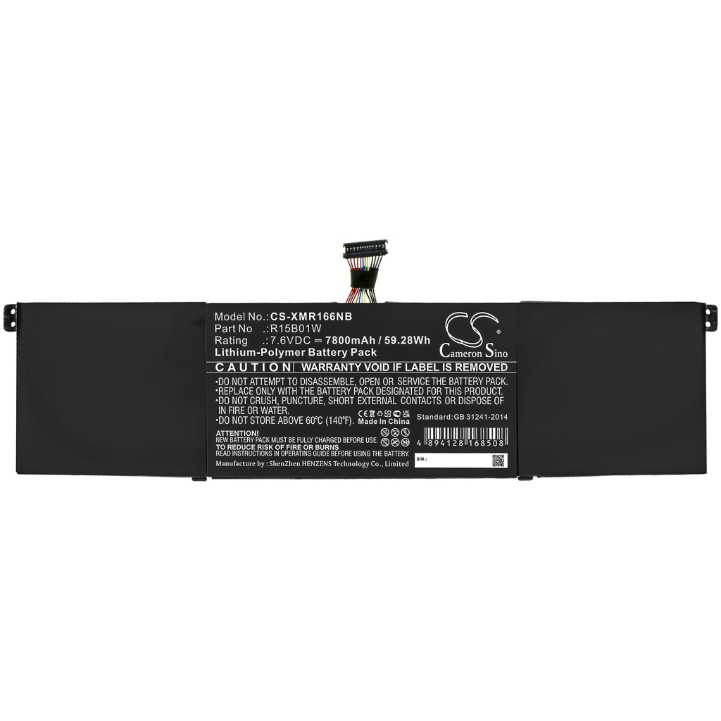 Compatible battery replacement for Xiaomi R15B01W