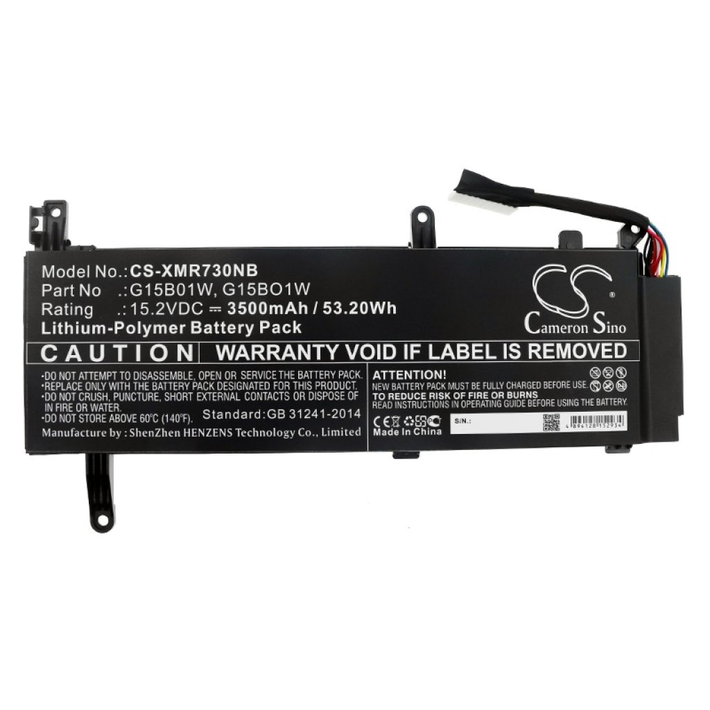 Batterie Sostituisce G15B01W