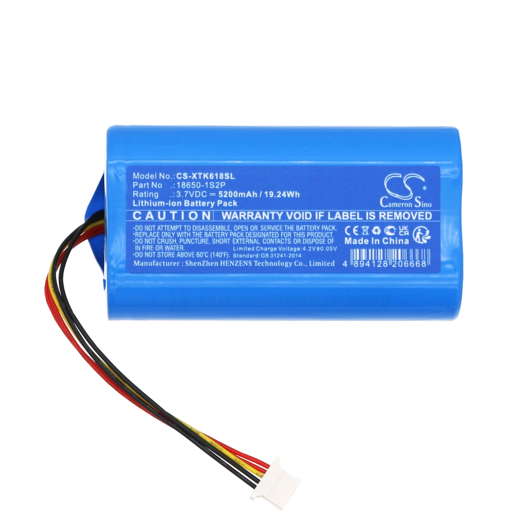 Sostituzione della batteria compatibile per Xtool 18650-1S2P