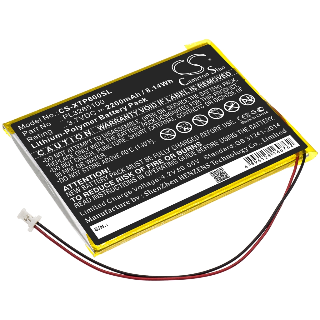 Sostituzione della batteria compatibile per Xtool PL3265100
