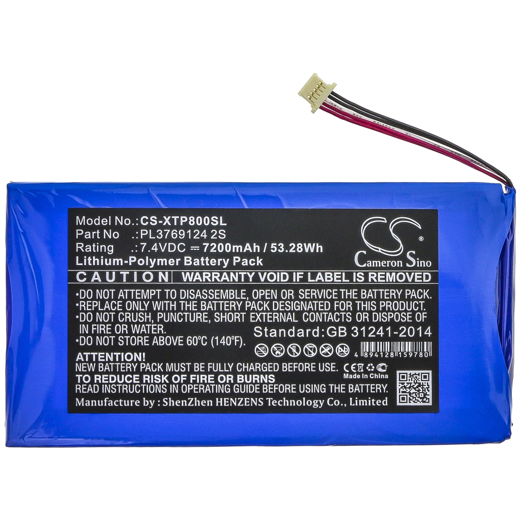 Sostituzione della batteria compatibile per Xtool PL3769124 2S