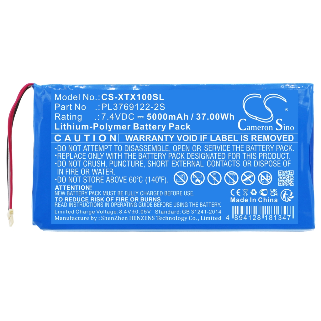 Sostituzione della batteria compatibile per Xtool PL3769122-2S