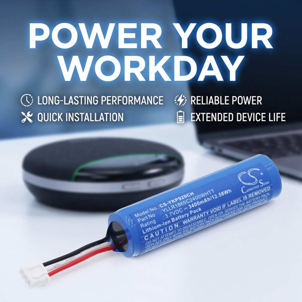 Batterie compatibile con Yealink SP92 SP92 CS-YKP920CH