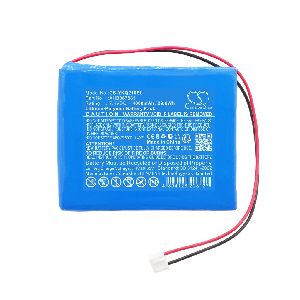 Batteria compatibile con Yokogawa CS-YKQ210SL