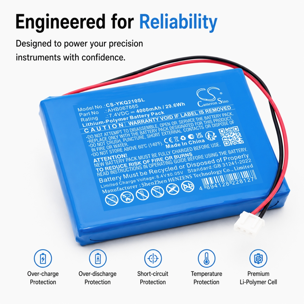 Batteria compatibile con Yokogawa CS-YKQ210SL