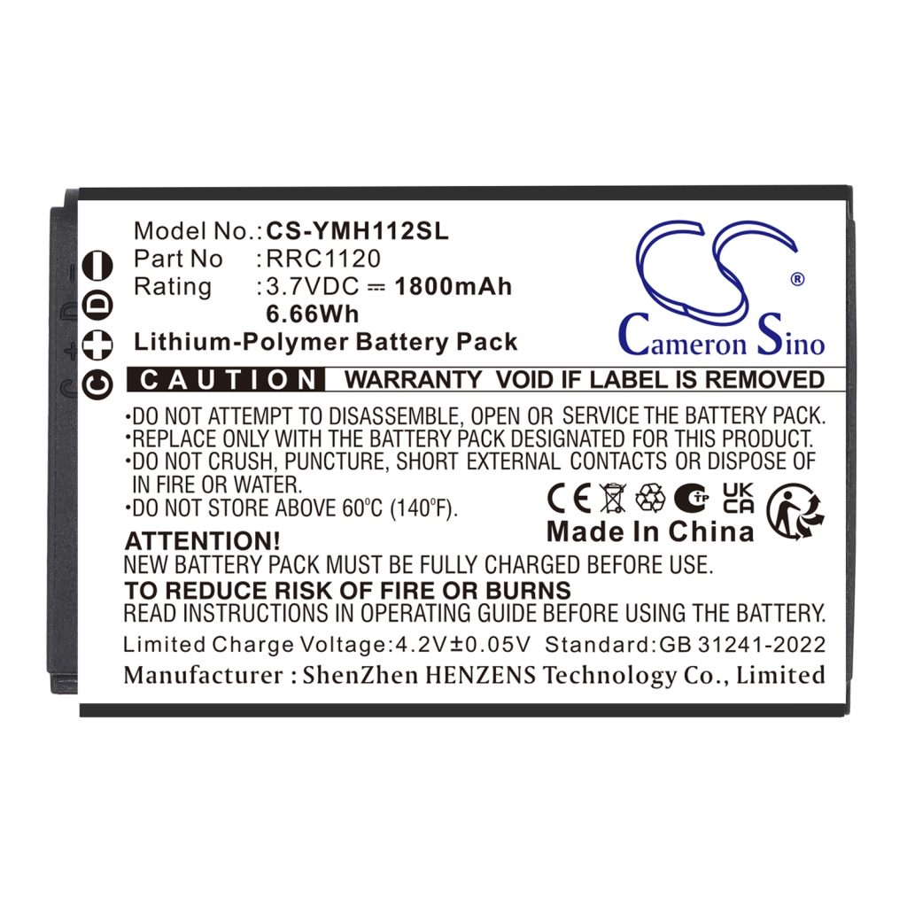 Battery Replaces Yamaha RRC1120
