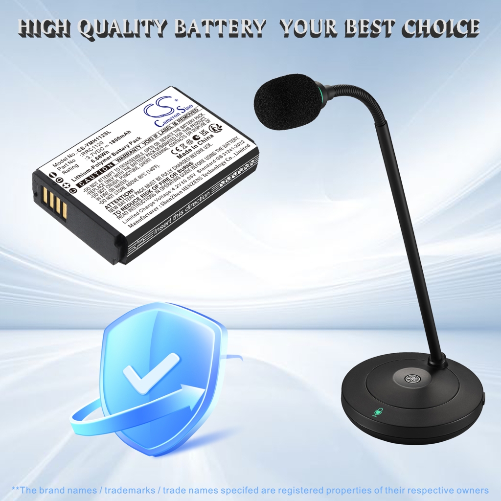 Battery Replaces Yamaha RRC1120