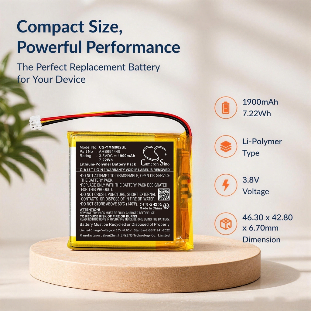 Batteria compatibile con Yoto CS-YMM002SL