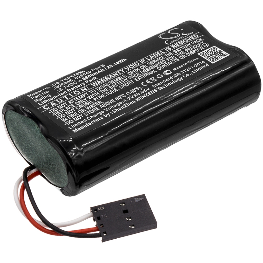 Batterie Sostituisce 626840 Rev A