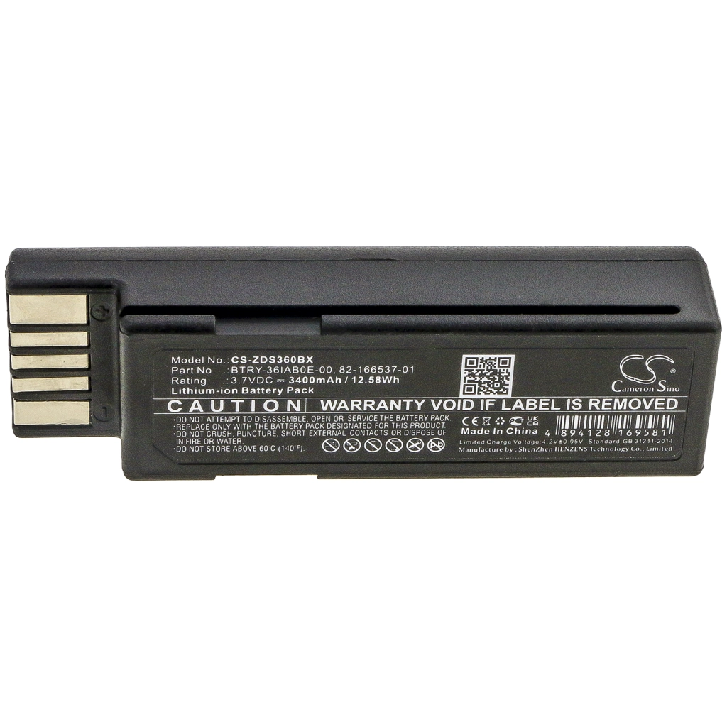 Codice a barre, batteria dello scanner Zebra LI3678