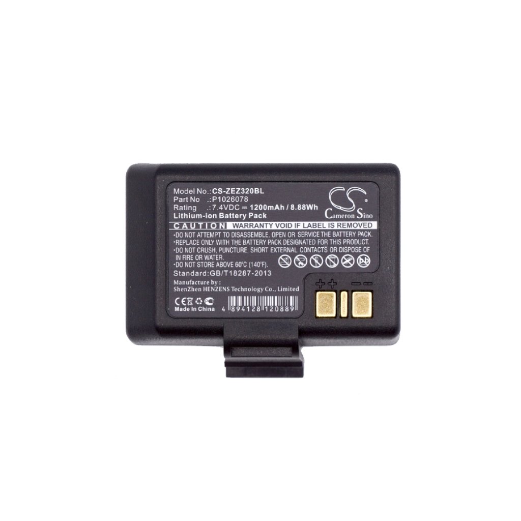 Batterie Codice a barre, batteria dello scanner CS-ZEZ320BL