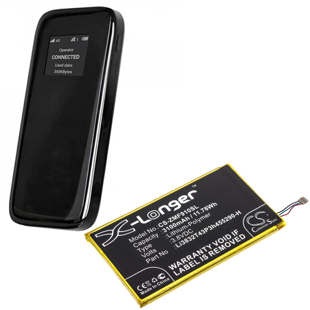 Sostituzione della batteria compatibile per ZTE LI3832T43P3H455290-H