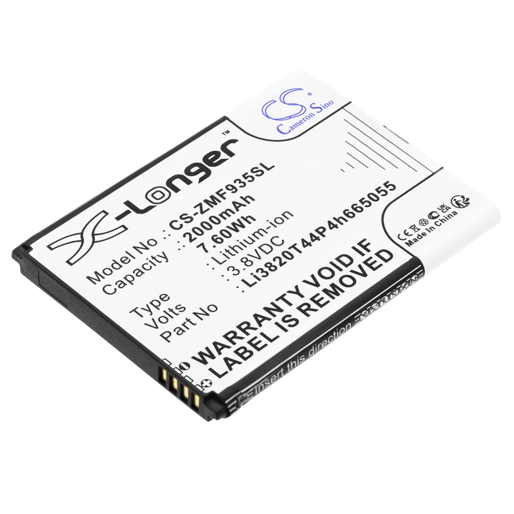 Sostituzione della batteria compatibile per ZTE LI3820T44P4H665055