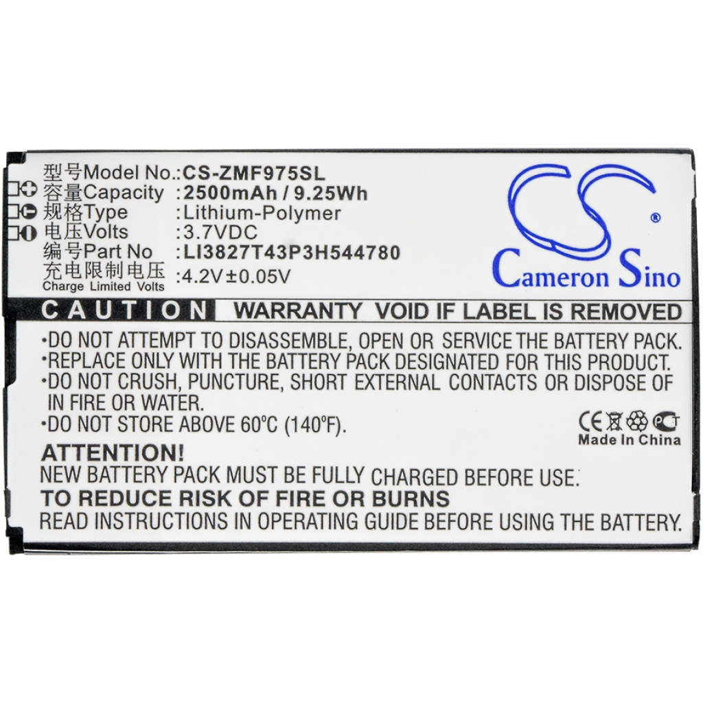 Sostituzione della batteria compatibile per SoftBank LI3827T43P3H544780,ZEBAU1