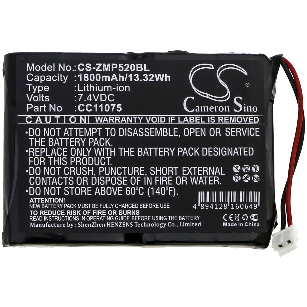 Batteria della stampante Monarch CS-ZMP520BL