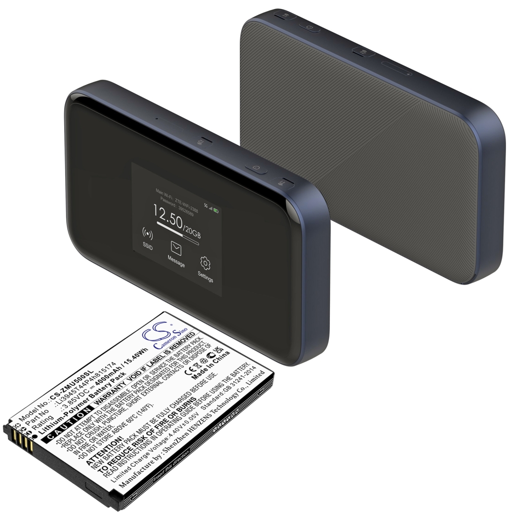 Sostituzione della batteria compatibile per ZTE LI3945T44P4H815174