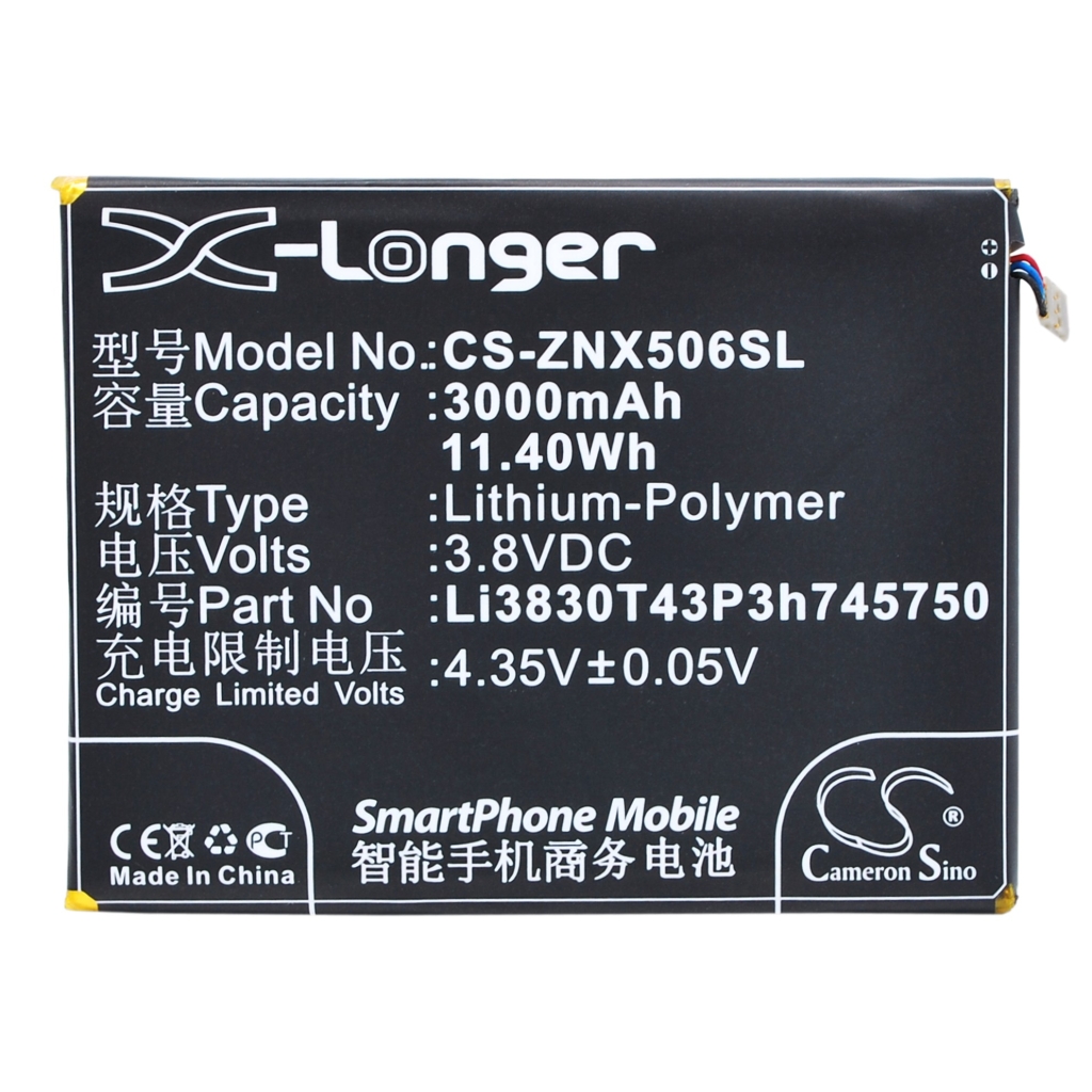 Batteria compatibile con ZTE CS-ZNX506SL