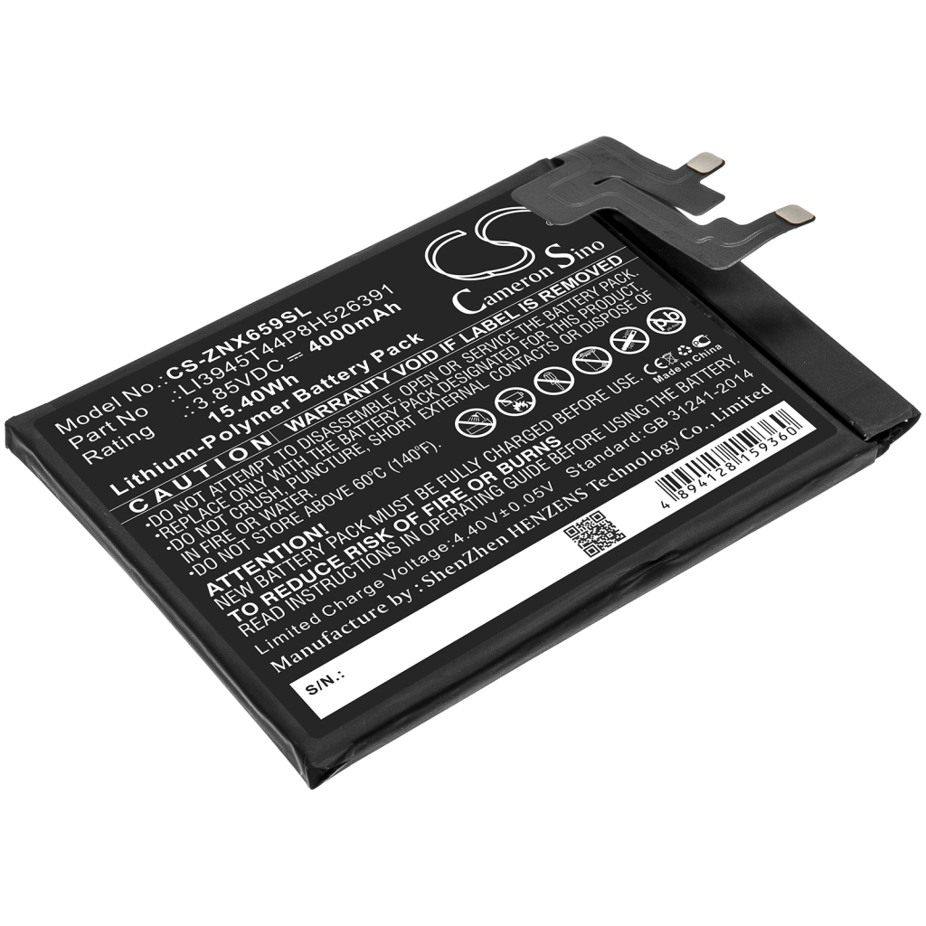 Sostituzione della batteria compatibile per Nubia LI3945T44P8H526391