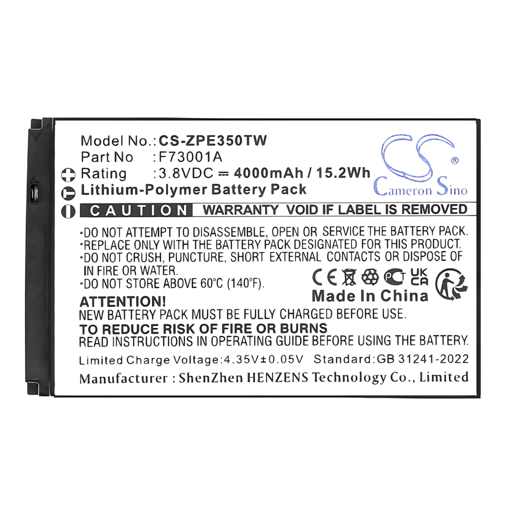 Batteria Sostituisce F73001A