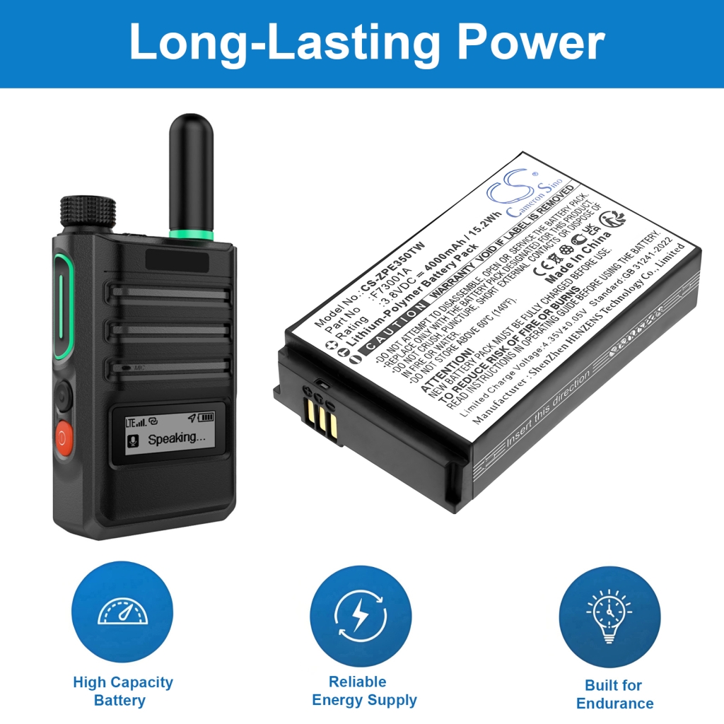 Batteria Sostituisce F73001A