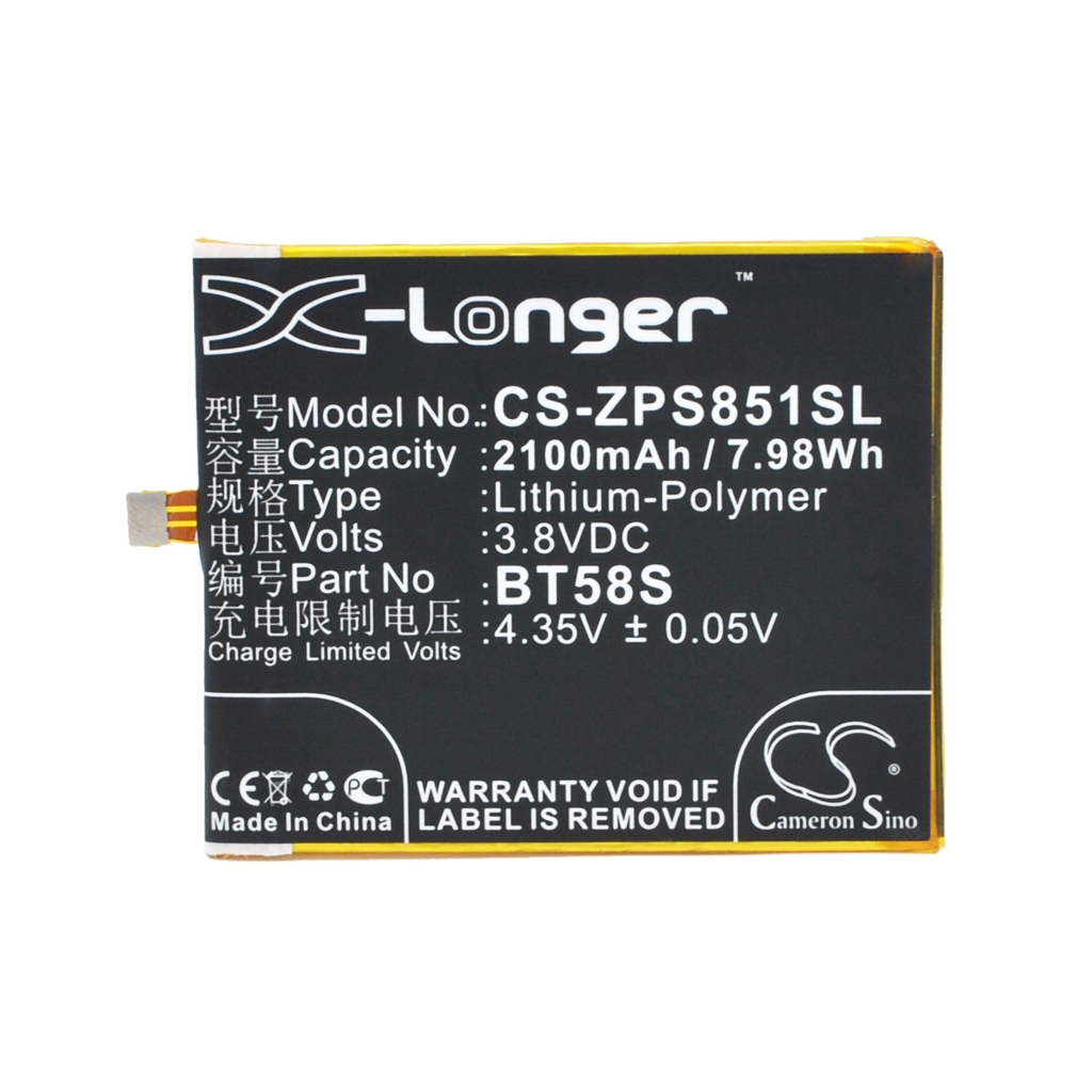 Batteria compatibile con Zopo CS-ZPS851SL