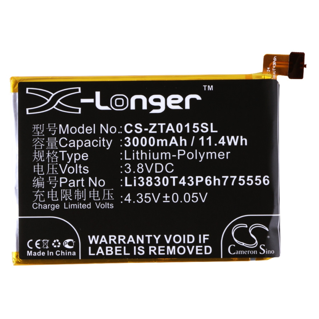 Batterie Sostituisce Li3830T43P6h775556