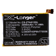 Sostituzione della batteria compatibile per ZTE LI3830T43P6H775556
