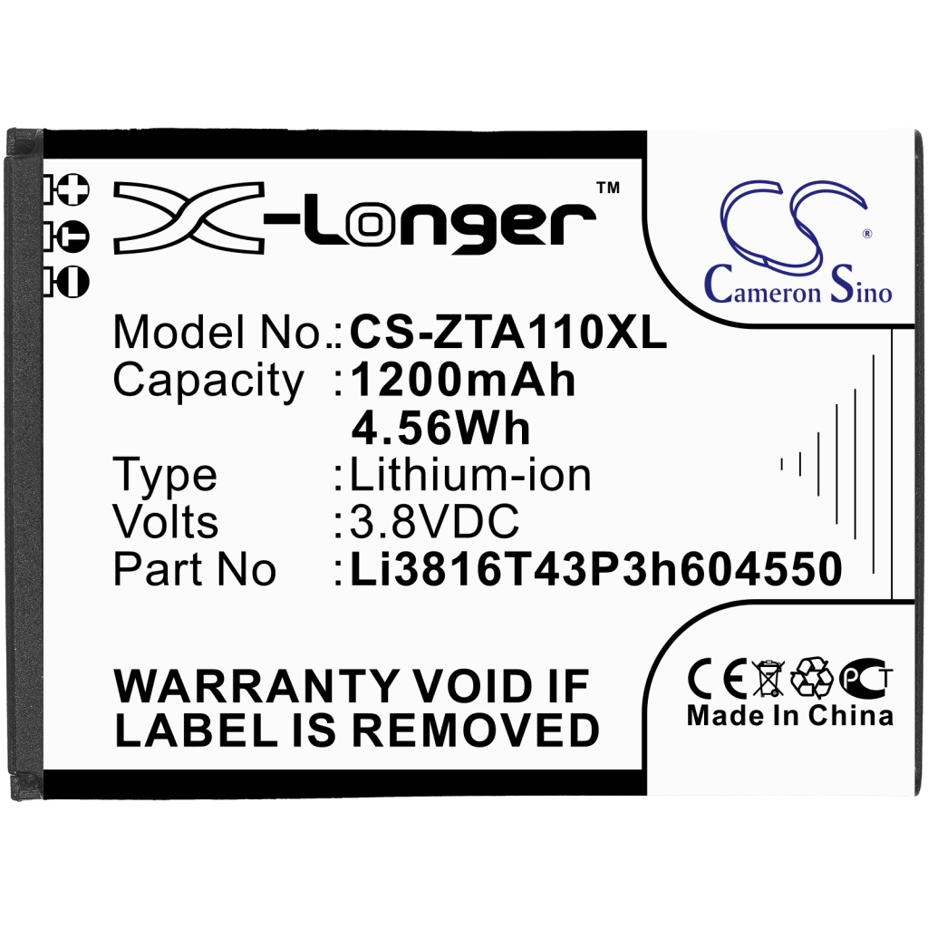 Batterie Sostituisce Li3715T42P3h604550