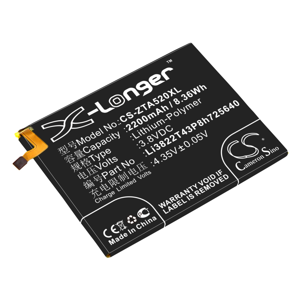 Batteria del telefono cellulare ZTE CS-ZTA520XL