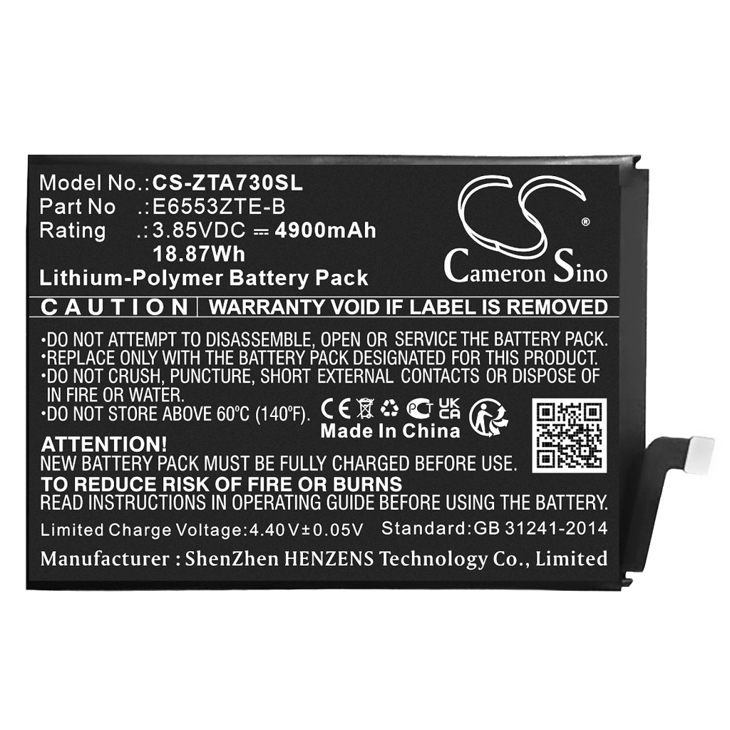 Batteria del telefono cellulare ZTE CS-ZTA730SL
