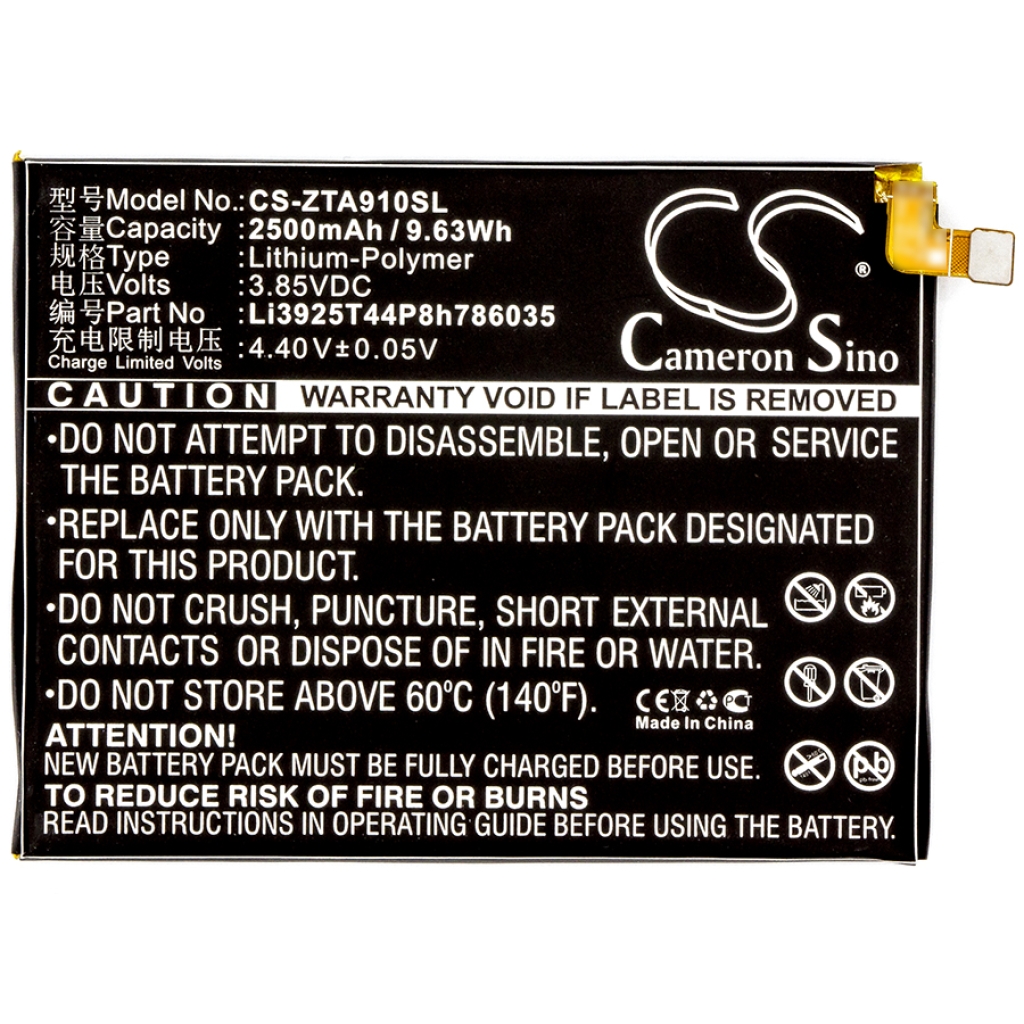 Batteria Sostituisce Li3925T44P8h786035