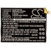 Batteria Sostituisce Li3925T44P8h786035