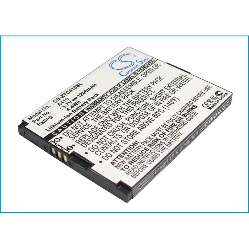 Batterie Batteria del telefono cellulare CS-ZTC410SL