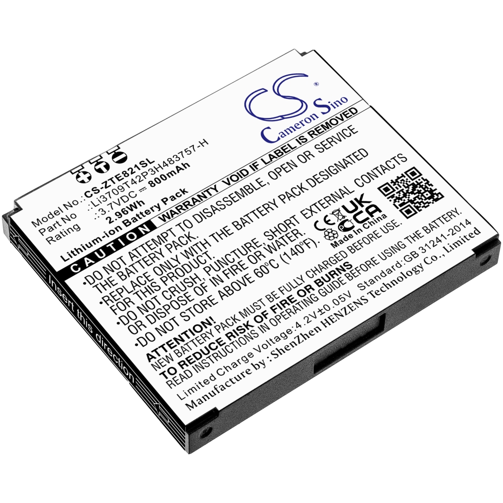 Batteria del telefono cellulare ZTE CS-ZTE821SL