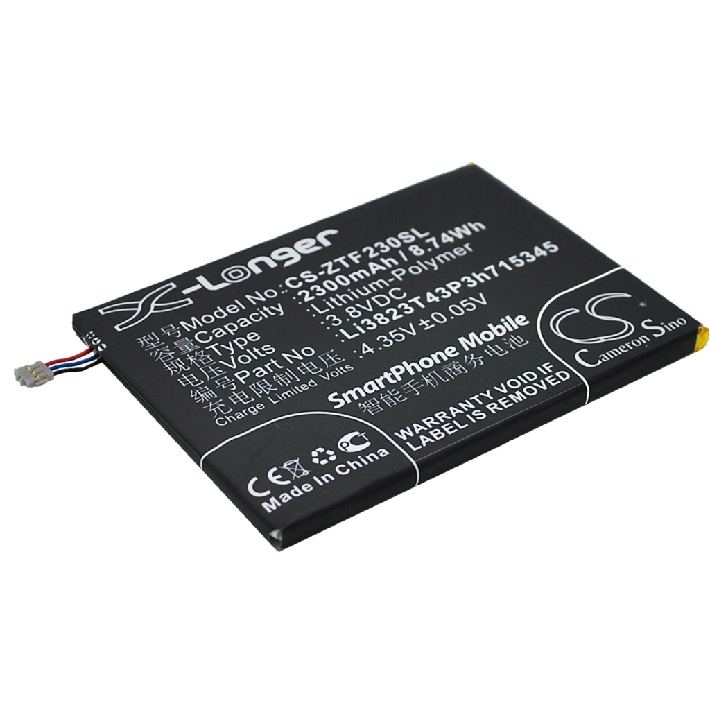 Sostituzione della batteria compatibile per ZTE LI3820T43P3H715345,LI3823T43P3H715345