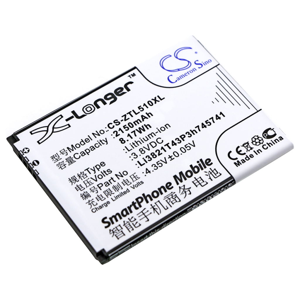 Batterie Batteria del telefono cellulare CS-ZTL510XL