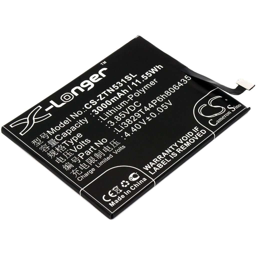 Batterie Sostituisce Li3829T44P6h806435