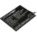 Batterie Sostituisce Li3829T44P6h806435