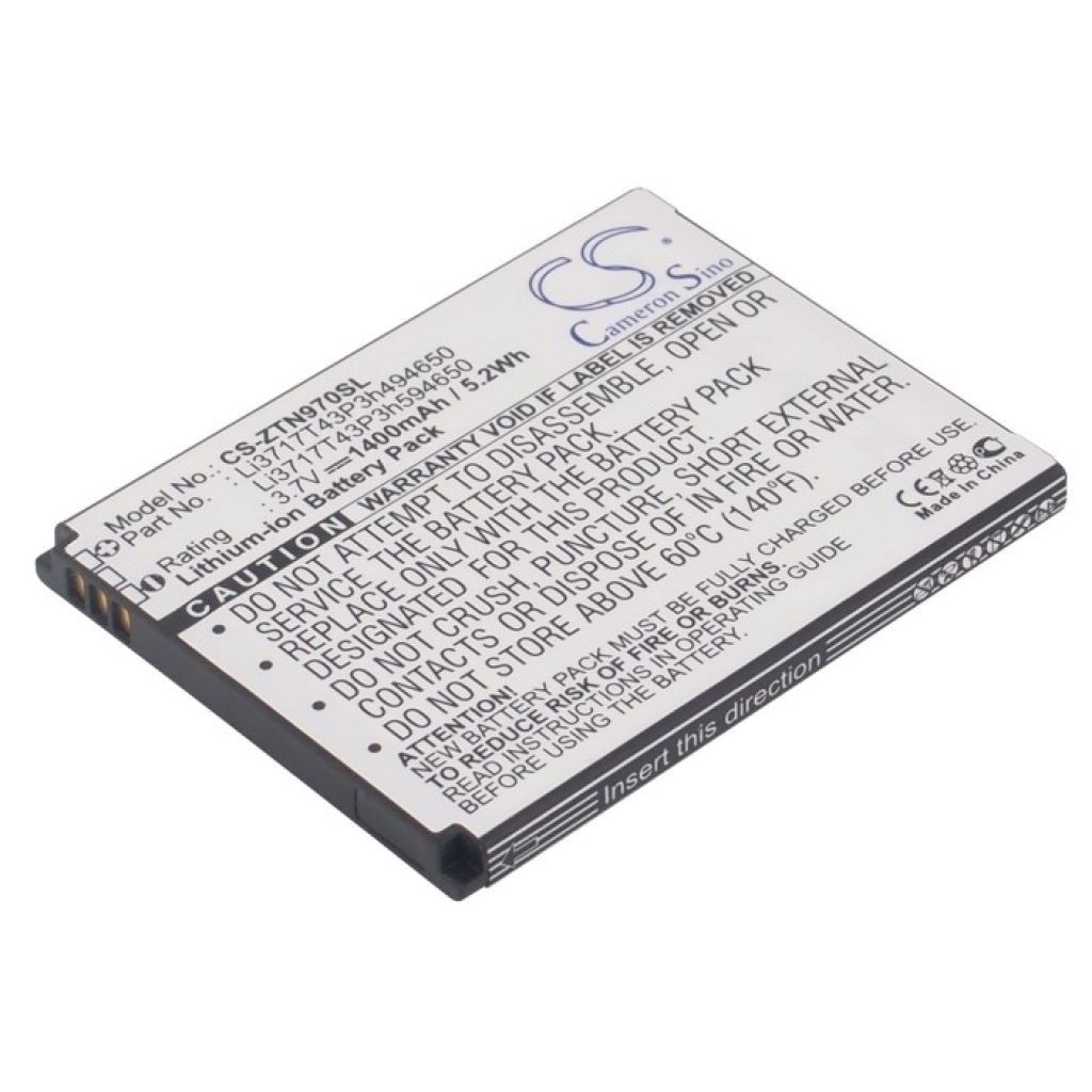 Batterie Sostituisce Li3717T43P3h594650