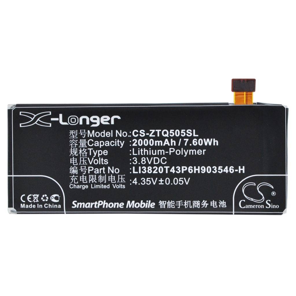 Batterie Sostituisce LI3720T43P6H903546