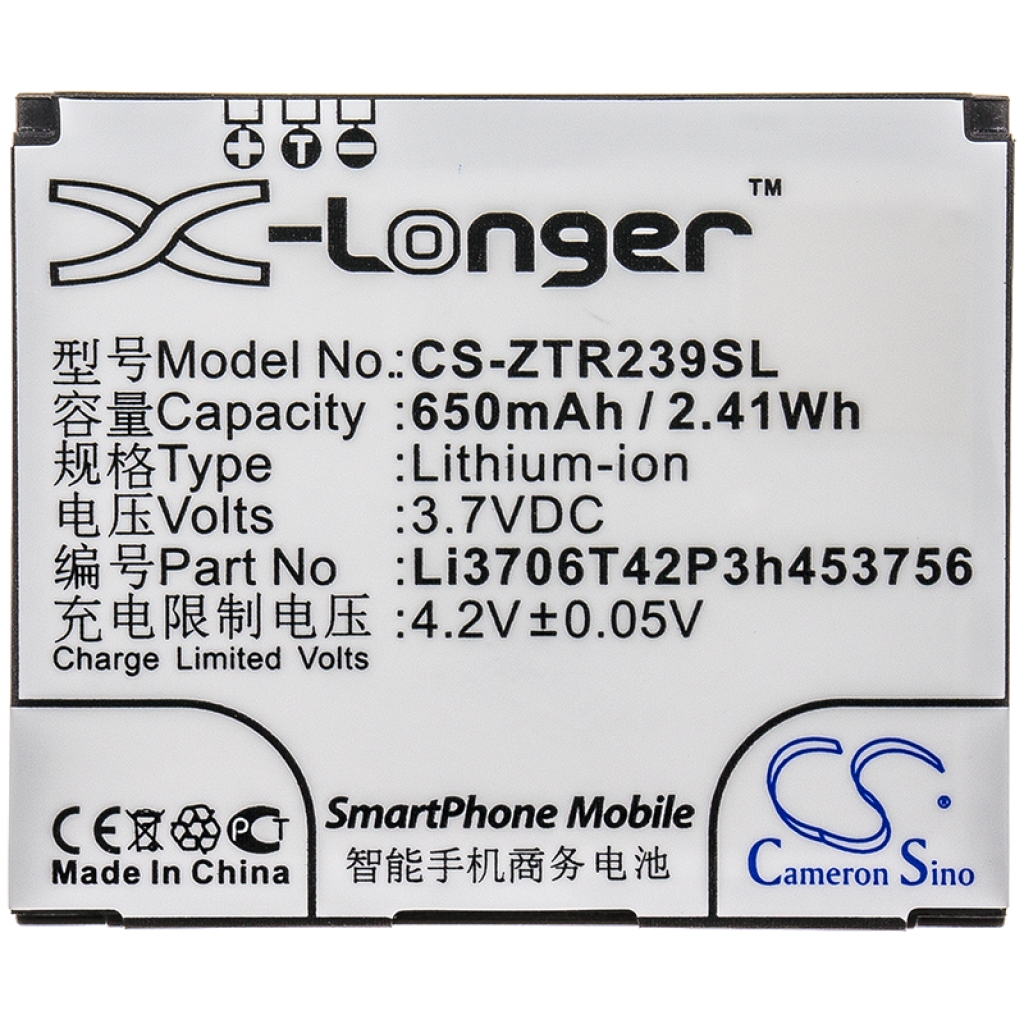 Batteria compatibile con ZTE CS-ZTR239SL
