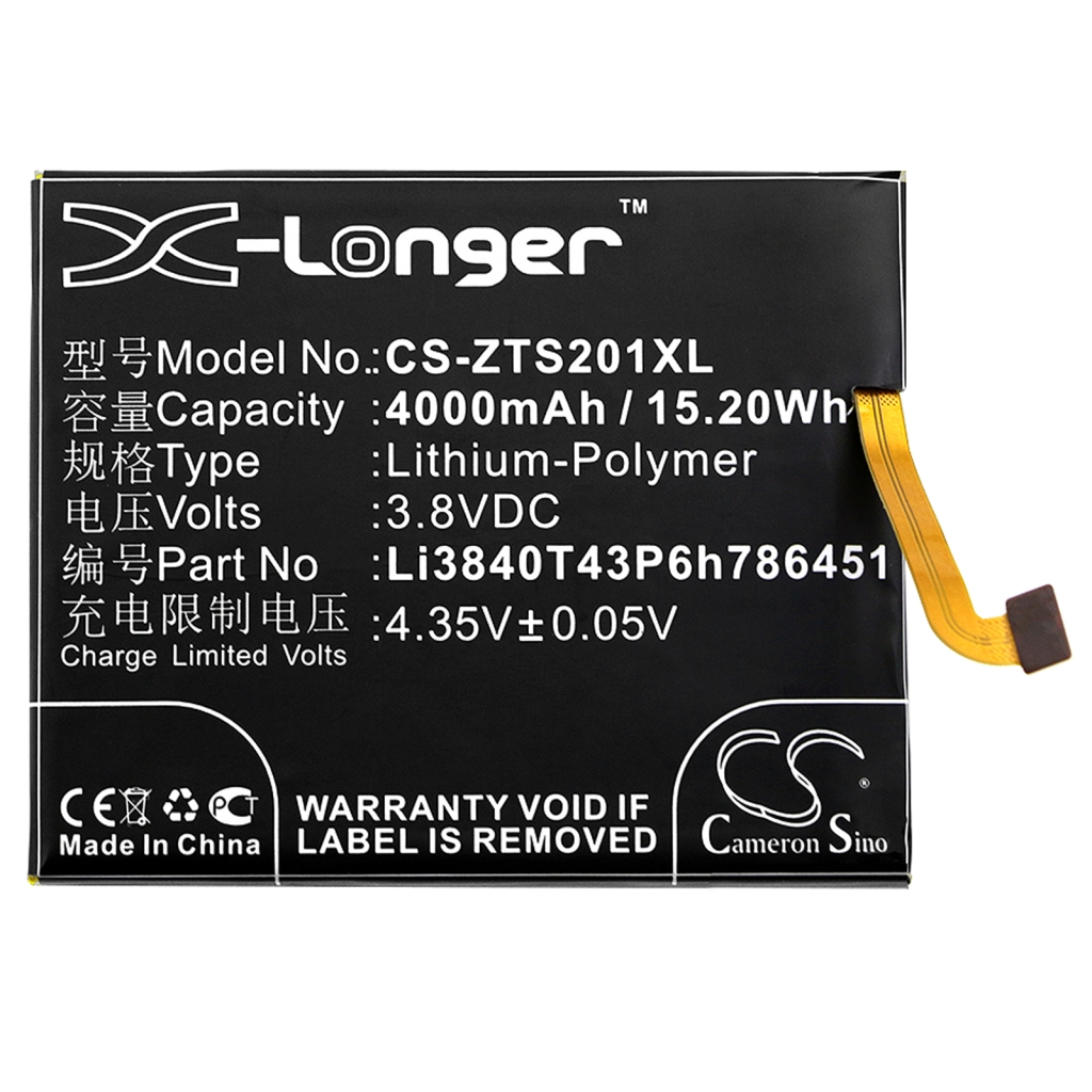 Batteria compatibile con ZTE CS-ZTS201XL
