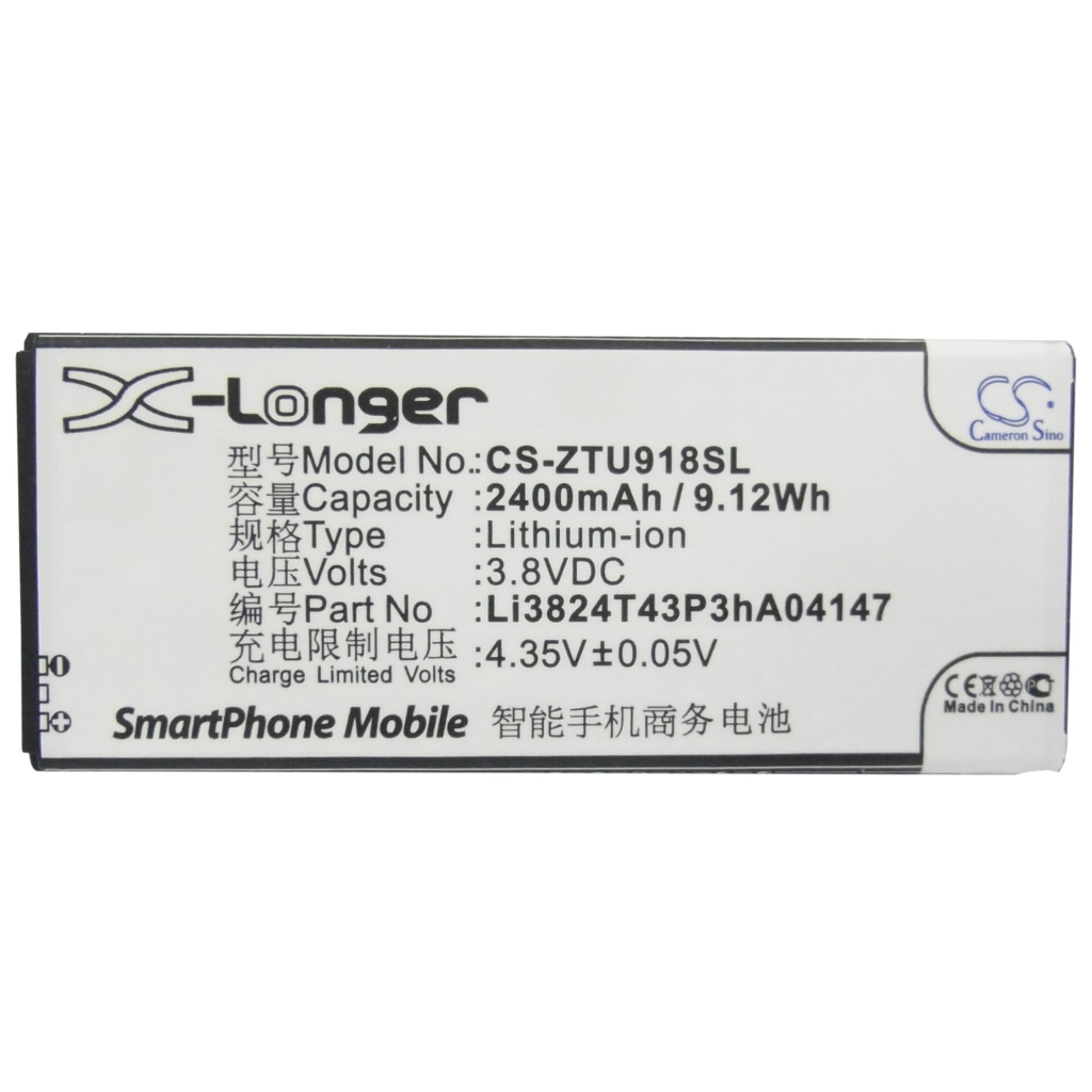 Batterie Sostituisce Li3821T43P3hA04147