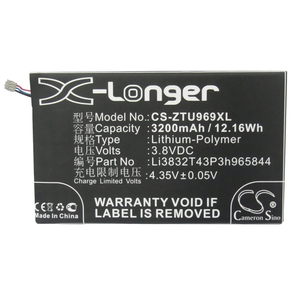 Batterie Sostituisce Li3834T43P3h965844